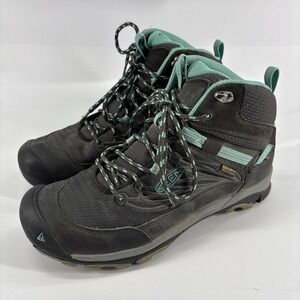 Keen Saltzman 1014517 Women's Size 9.5 1014517 Raven/Lagoon Hiking Shoes